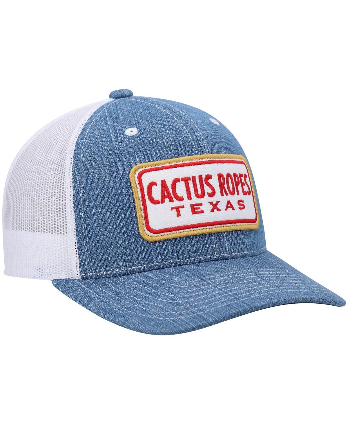 Shop Hooey Men's  Blue Cactus Ropes Snapback Hat