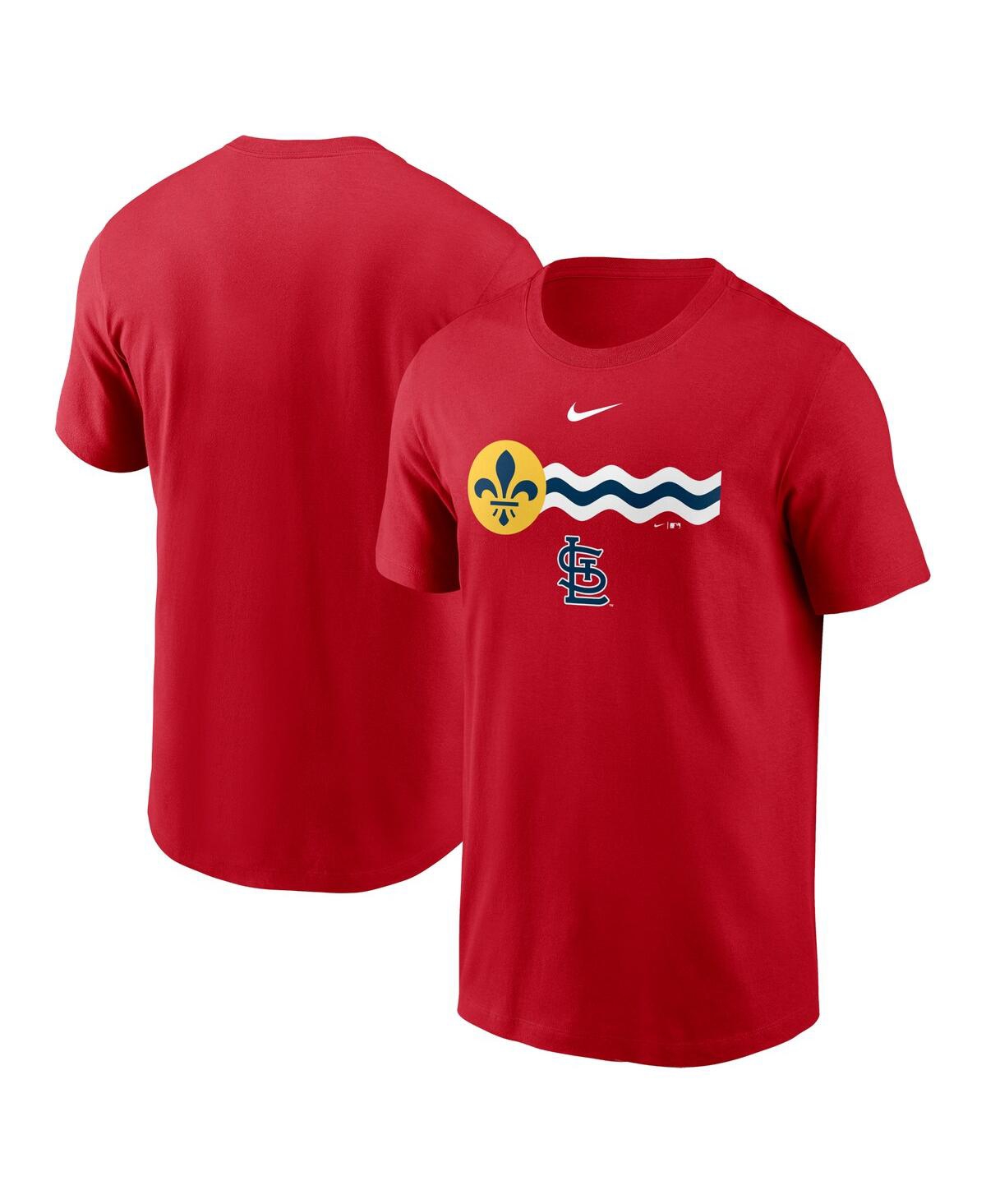 Shop Nike Men's  Red St. Louis Cardinals Logo Local Team T-shirt