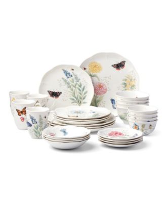 Lenox Butterfly Meadow 28 Pc. Dinnerware Set Service for 4 Macy s