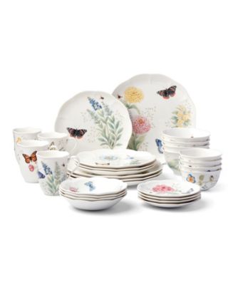 Lenox butterfly meadow dinner plates best sale