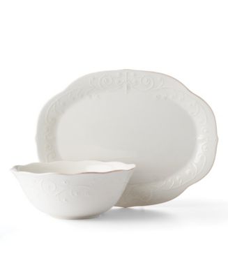 Lenox French Perle Serveware Bundle, Pack of 2 - Macy's
