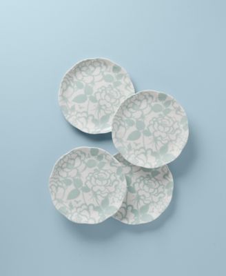 Butterfly Meadow Cottage Accent Plates, Set of 4