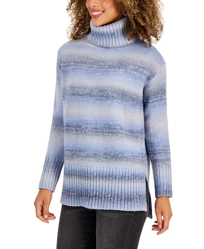Style & Co Petite Cozy Turtleneck Sweater,, Created for Macy's - Macy's