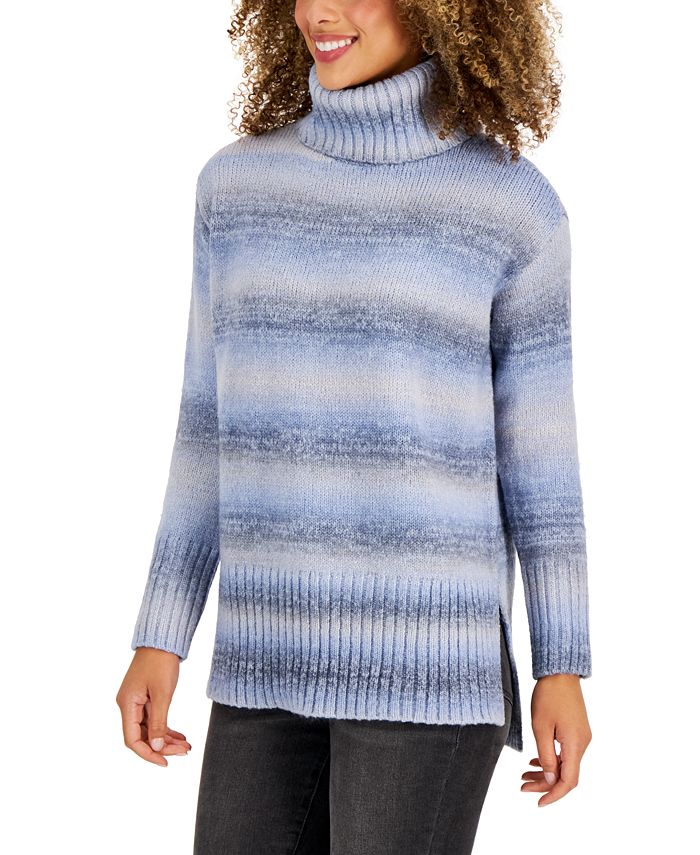Style Co Petite Cozy Turtleneck Sweater Created for Macy s