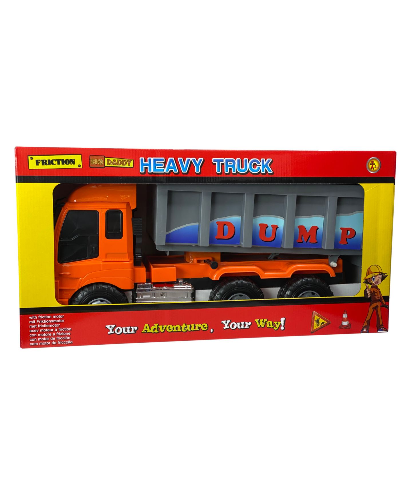 Детская игрушка Big Daddy Friction Powered Heavy Duty Dump Truck — фото 3