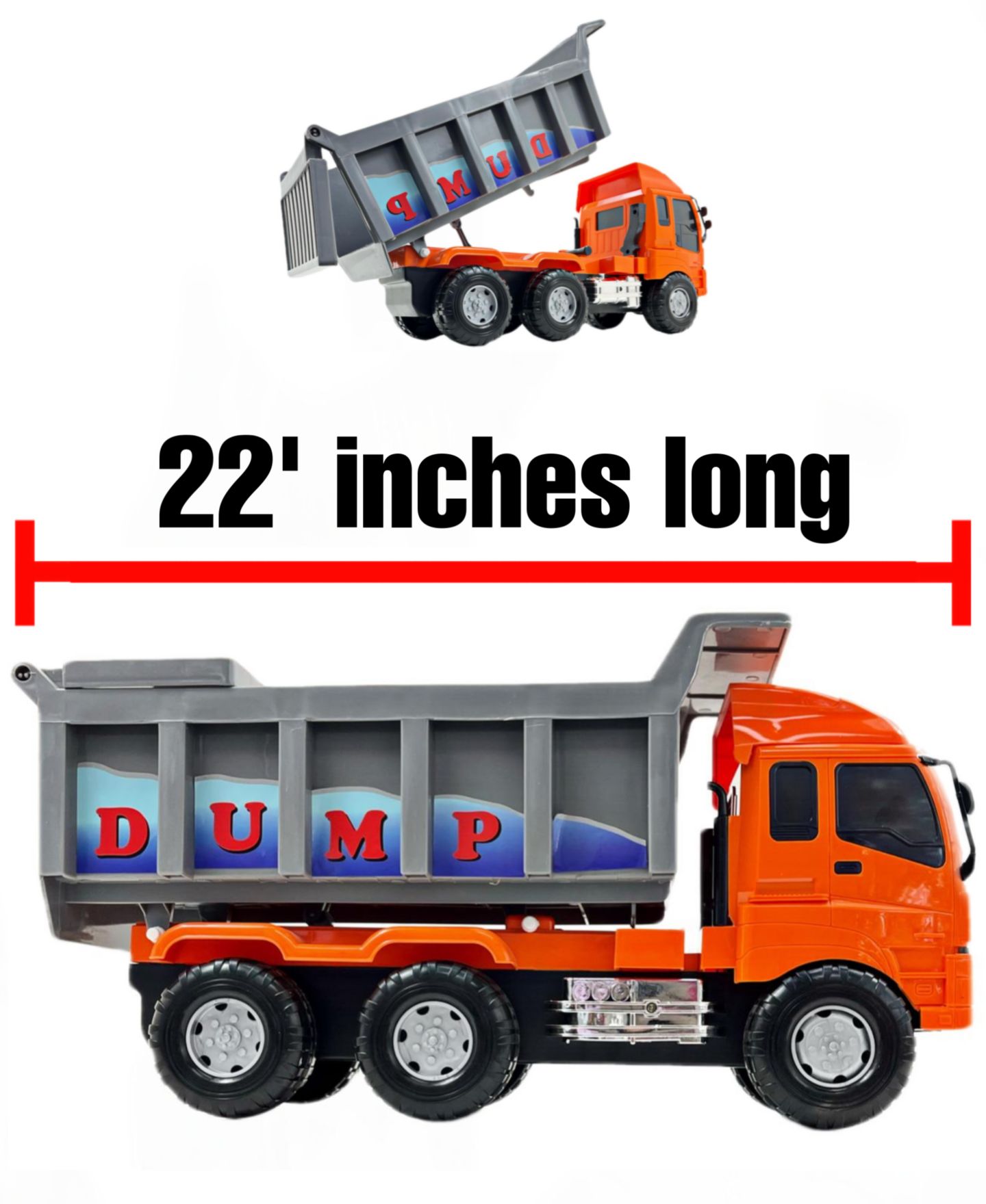 Детская игрушка Big Daddy Friction Powered Heavy Duty Dump Truck — фото 2