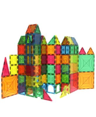 185 Piece Magnetic Building Block Set with 2 Bonus Pieces
