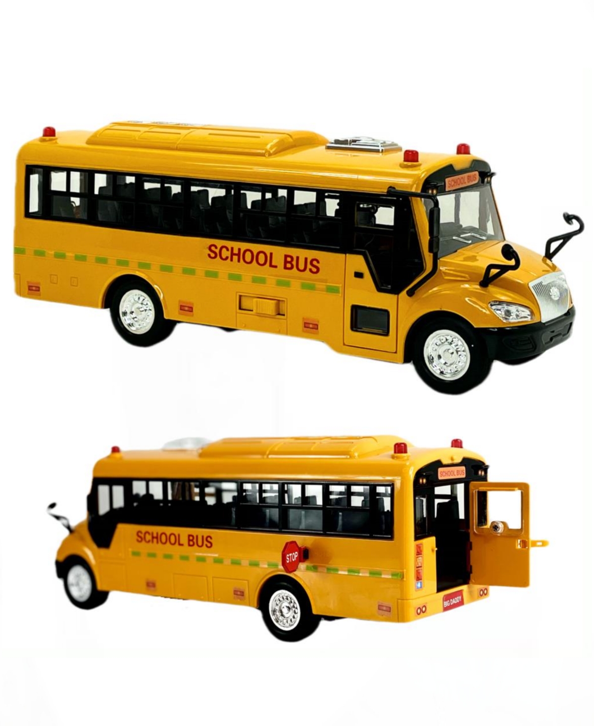Big Daddy Mag-genius  School Bus With Lights And Sound And Greetings Toy In Multi