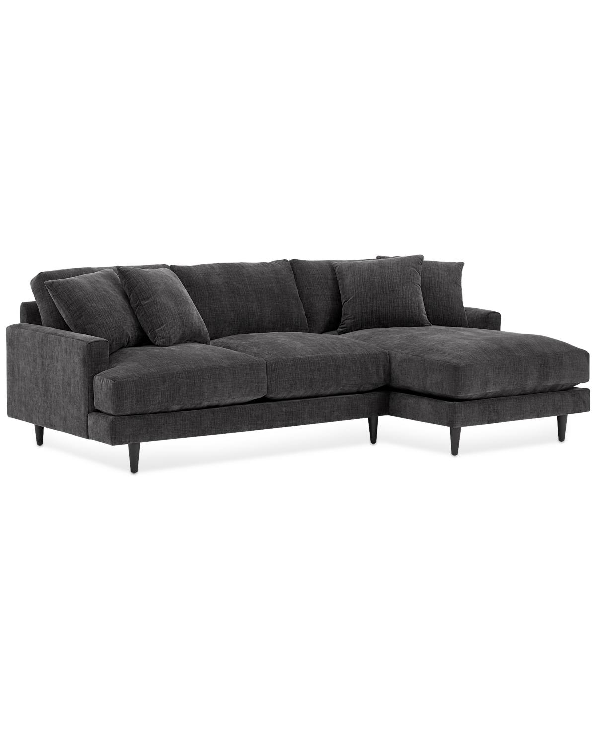 Furniture Mariyah Fabric 2-pc. Sofa With Chaise, Created For Macy's In Storm