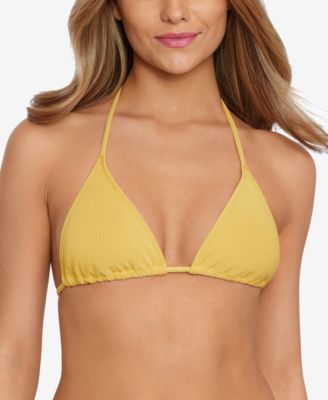 Salt + Cove - Women's Ribbed String Triangle Bikini Top
