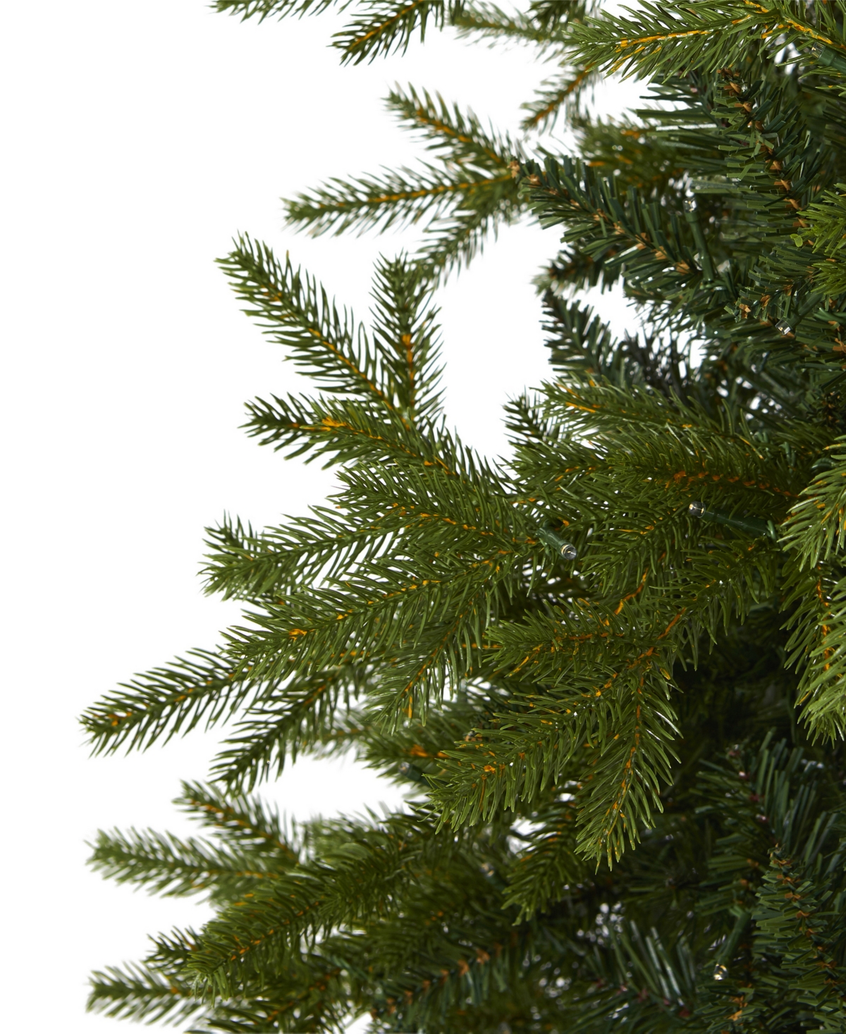 Belgium Fir Natural Look Artificial Christmas Tree with Lights,