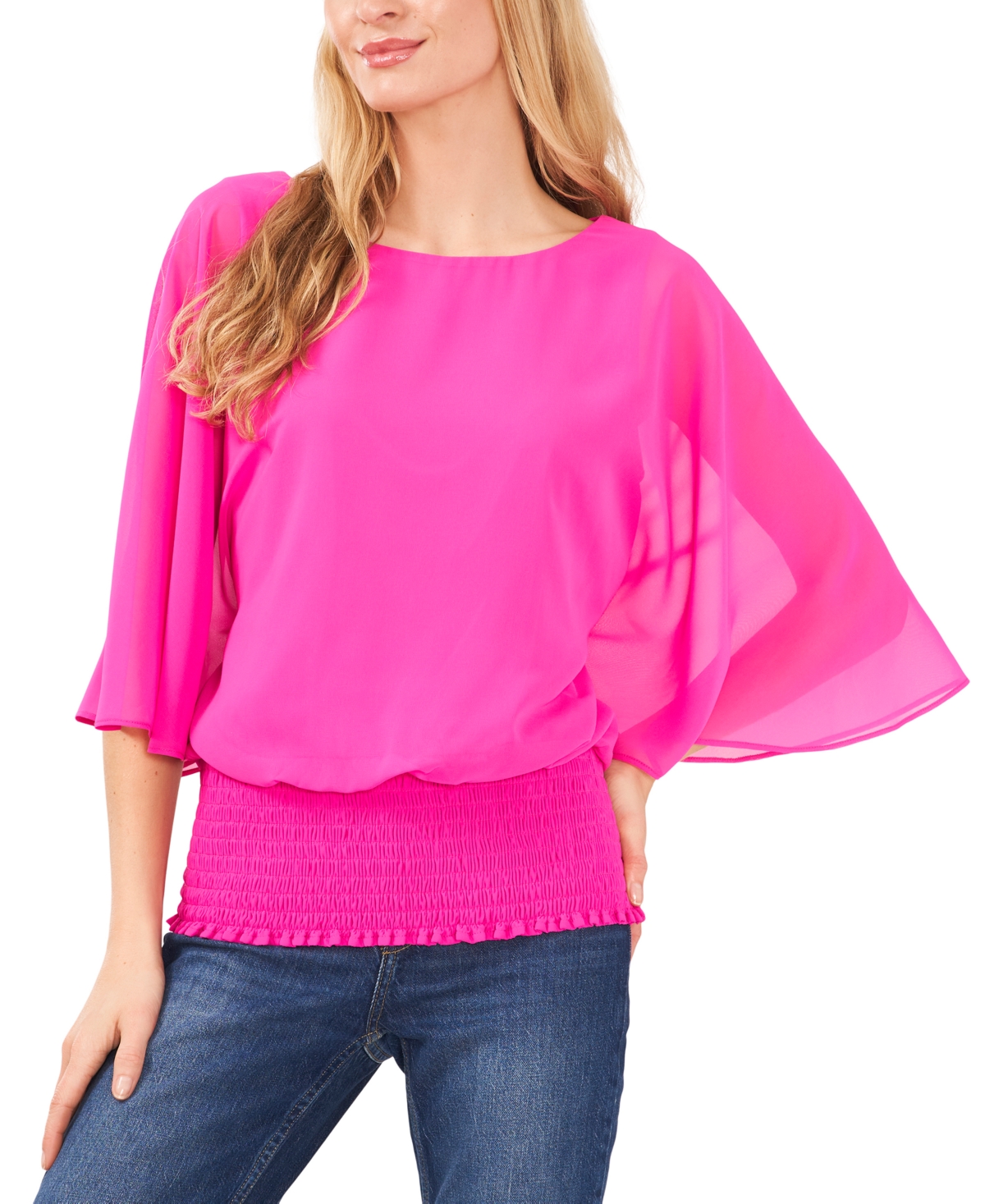 Sam & Jess Women's Smocked-waist Top