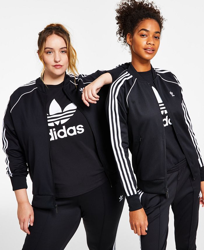 adidas Women's Superstar Track Jacket PrimeBlue, XS-4X & Reviews -  Activewear - Women - Macy's