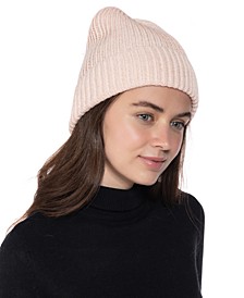 Women's Solid Shine Cuff Beanie, Created for Macy's