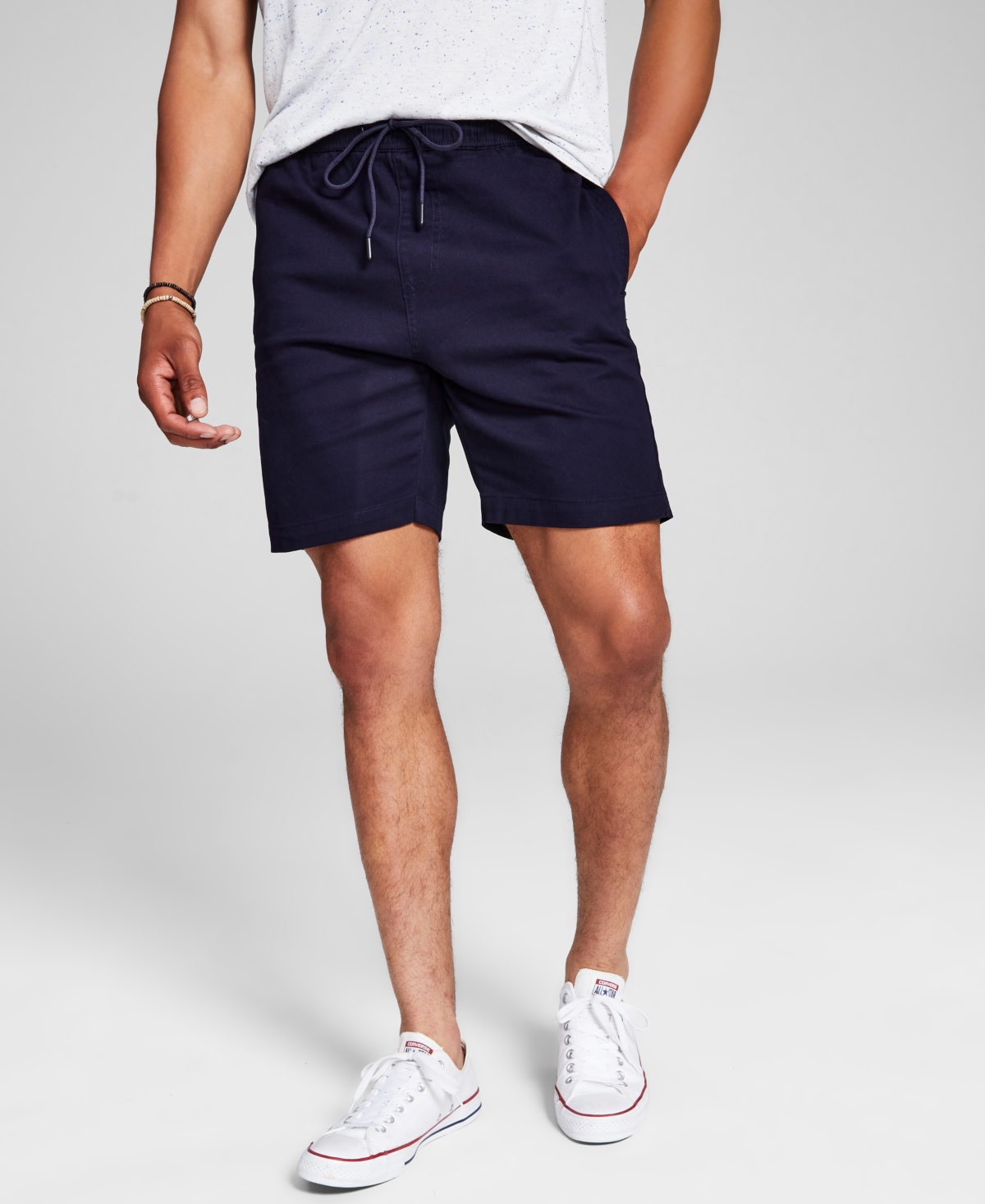 And Now This Men's Brushed Twill Everyday Short In Navy