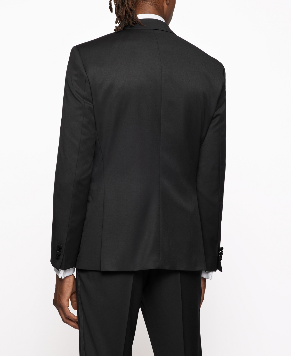 Shop Hugo Boss Boss Men's Tuxedo Jacket In Black