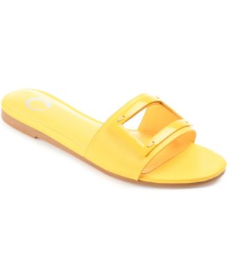 macy's yellow box sandals