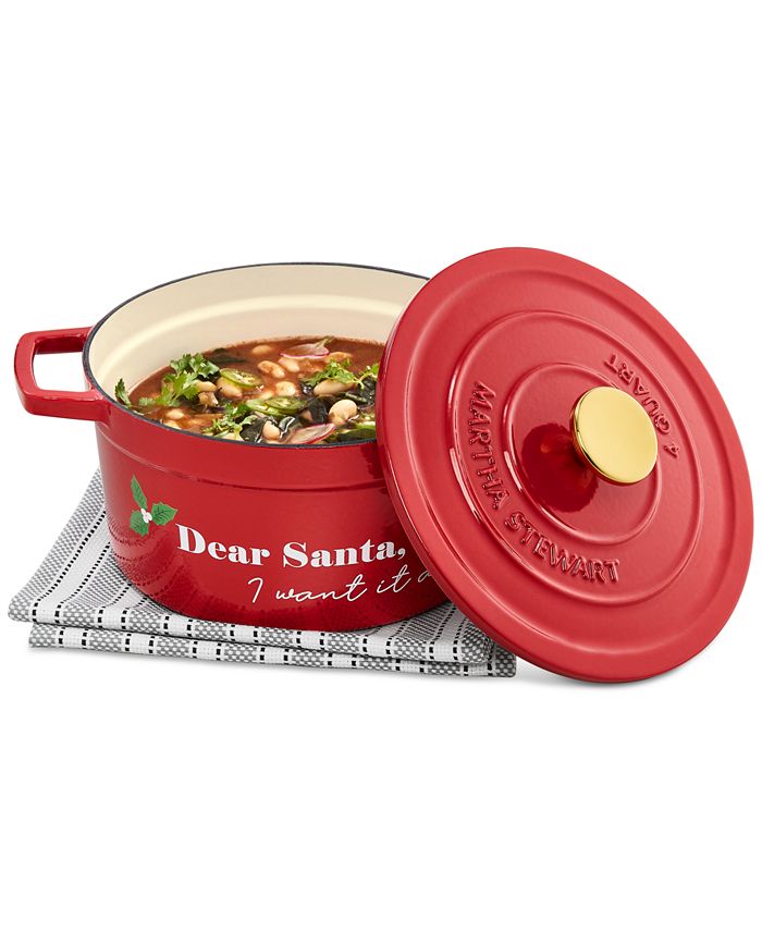 Martha Stewart Collection Enamel Cast Iron Created for Macys Cookware  Review - Consumer Reports