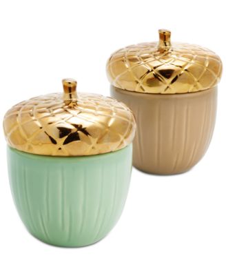 Martha Stewart Collection - Harvest 2-Pc. Acorn Cocottes