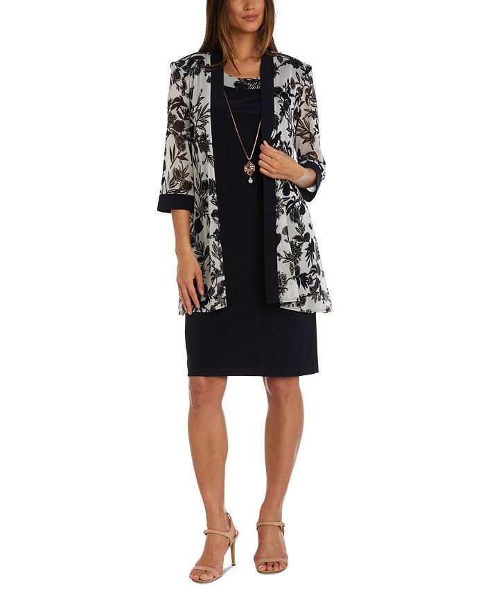Sheath dress and sales jacket set