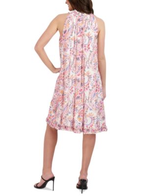 Robbie Bee Plus Size Printed Shift Dress - Macy's