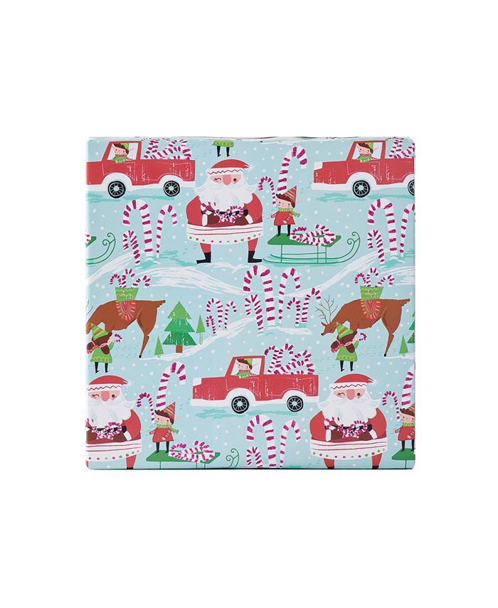 The Gift Wrap Company Storyland Santa Jumbo Wrapping Paper Macy's