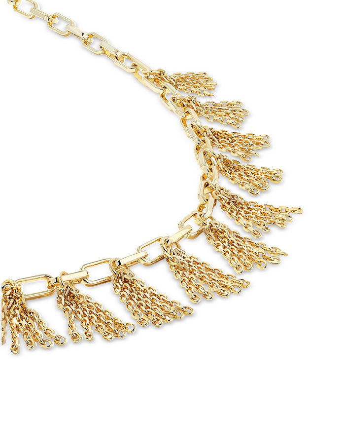 Kendra Scott 14k GoldPlated Chain Tassel Paperclip Chain Statement