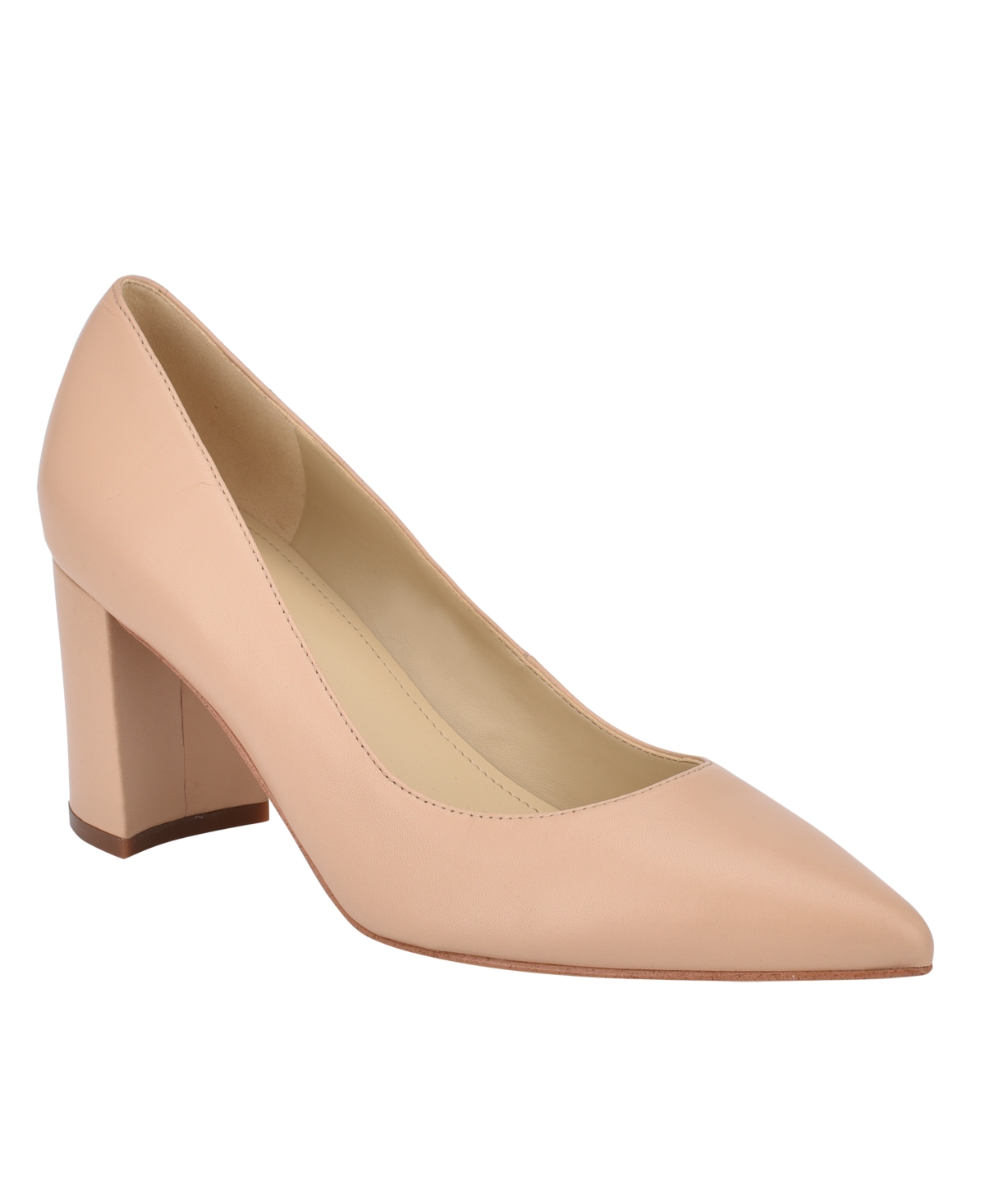 Marc Fisher Claire Dress Pump In Light Natural Leather