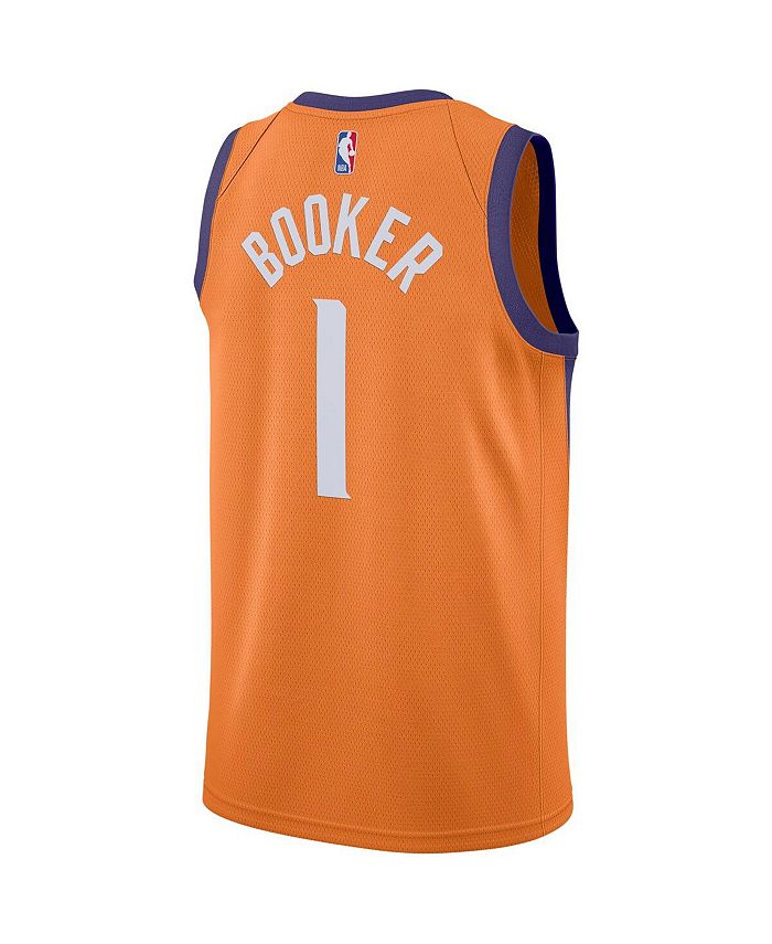 Unisex Nike Devin Booker Orange Phoenix Suns Select Series Swingman Jersey