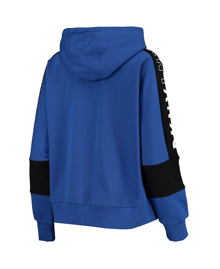 Women's New York Rangers DKNY Sport Royal Allison Full-Zip Hoodie Jacket