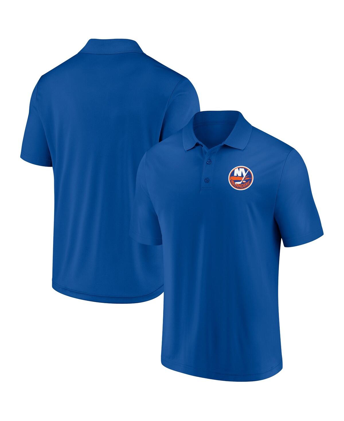 Shop Fanatics Men's  Royal New York Islanders Winning Streak Polo Shirt