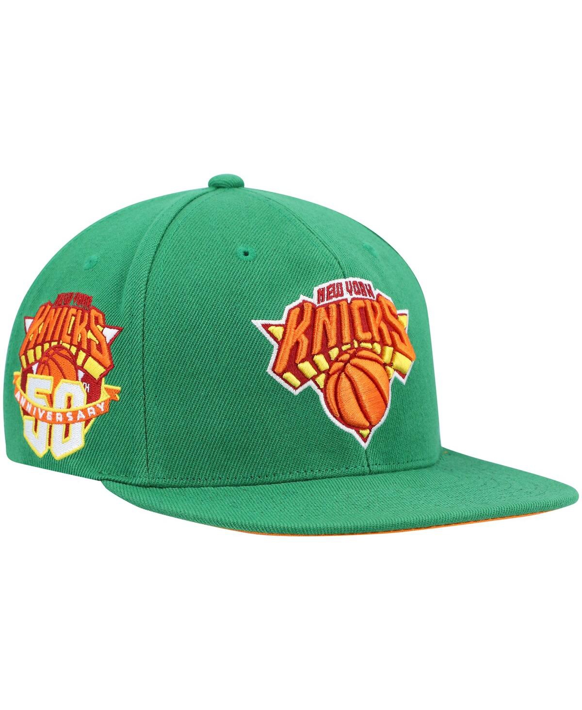 Men's Mitchell & Ness x Uninterrupted Black Boston Celtics Logo Snapback Hat