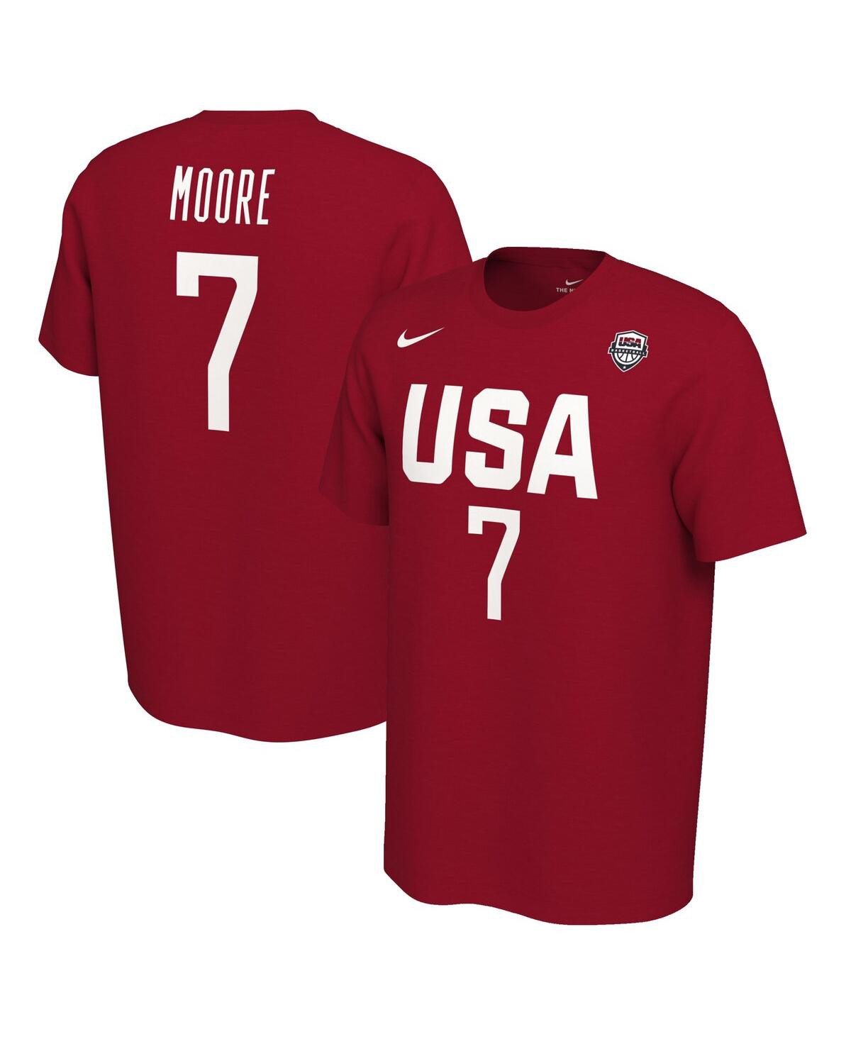UPC 696869781060 product image for Men's Nike Maya Moore Red Women's Usa Basketball Name Number T-shirt | upcitemdb.com