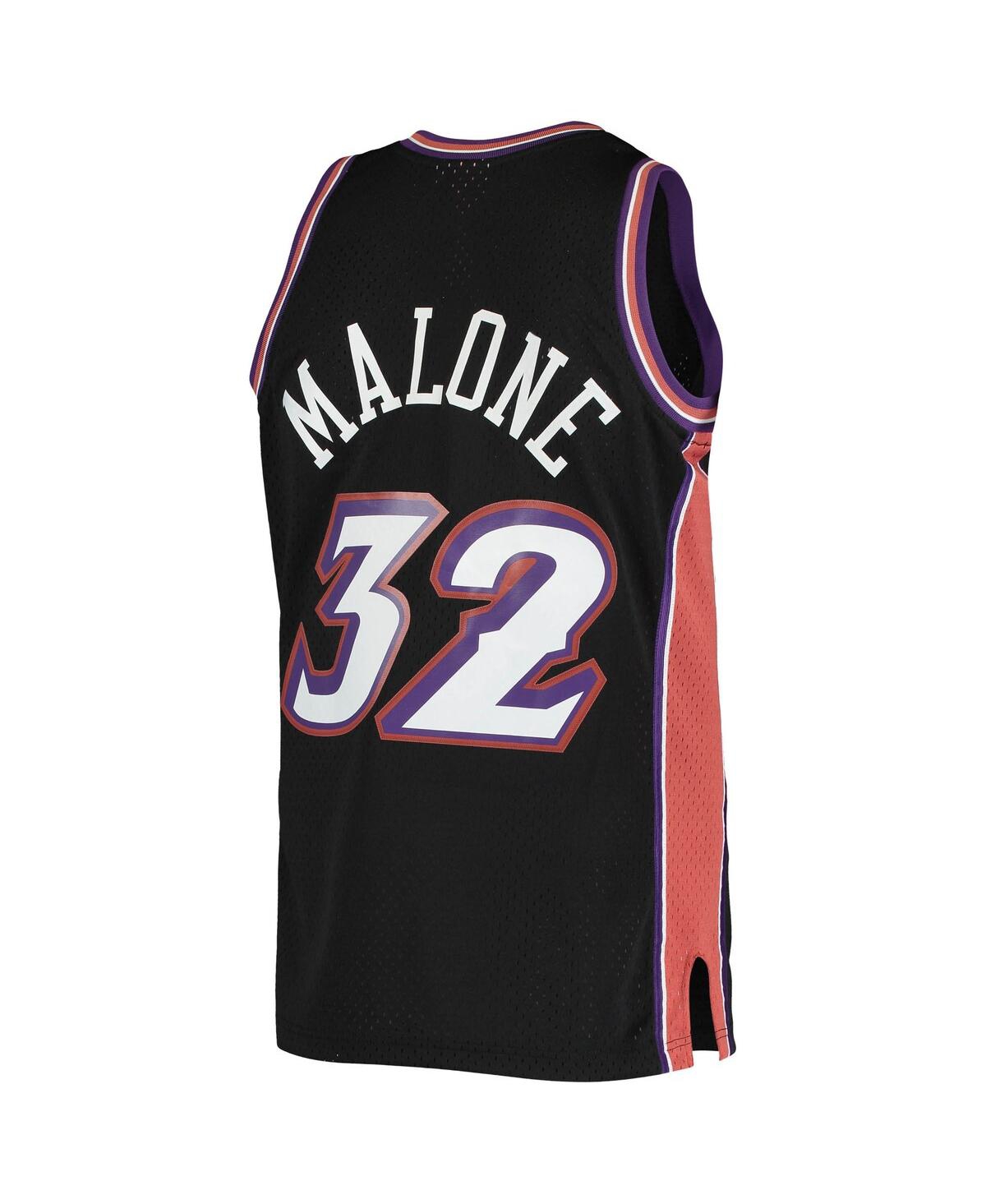 Men's Mitchell & Ness Karl MaloneUtah Jazz 1998-99 Hardwood Classics Swingman Jersey - Black