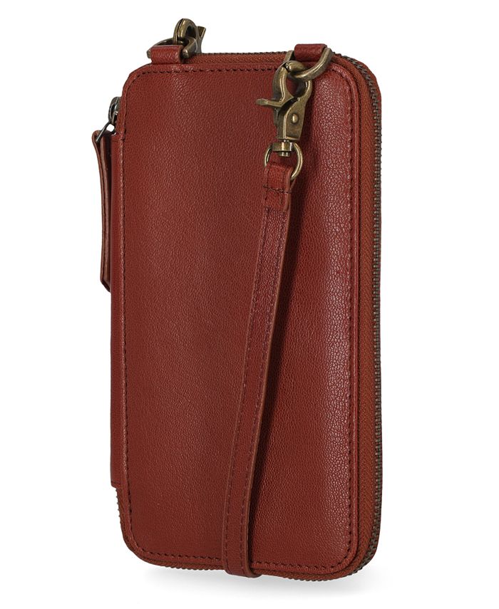 Timberland RFID Leather Phone Crossbody Wallet Bag Macy's