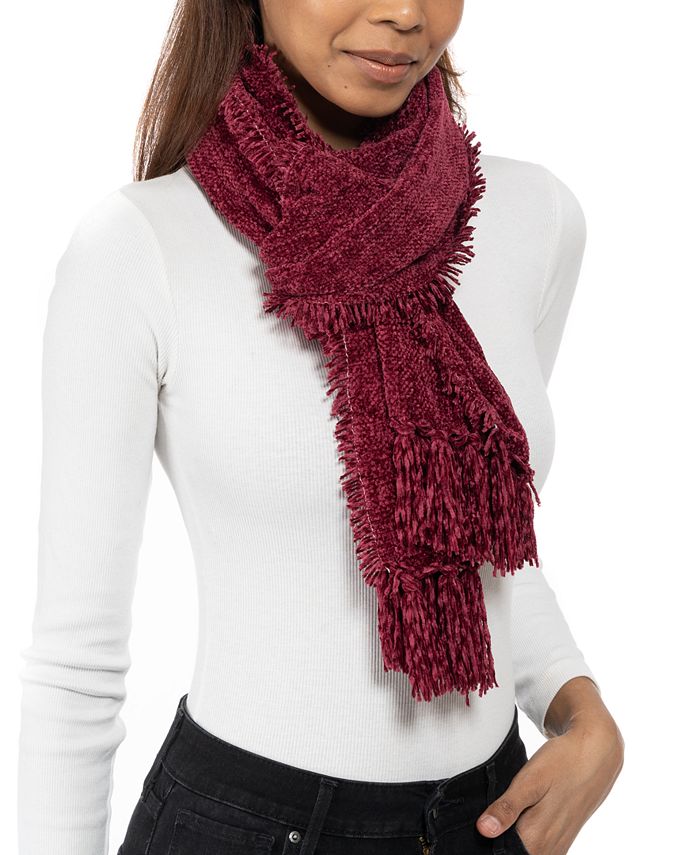Charter Club Women's Solid Chenille Scarf, Created for Macy's - Macy's