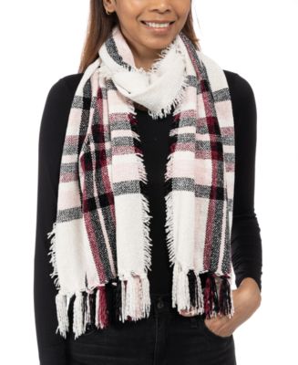 Charter Club Women's Blue Chenille Plaid Scarf – COUTUREPOINT