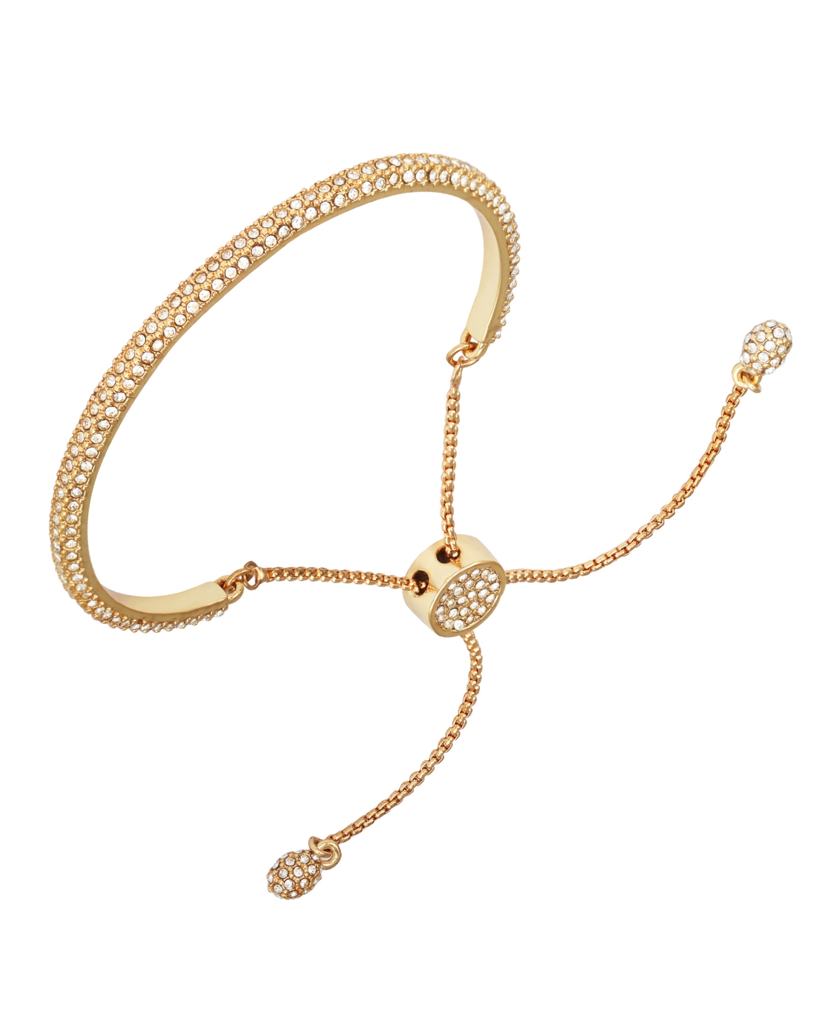 Shop Vince Camuto Slider Bracelet In Gold-tone