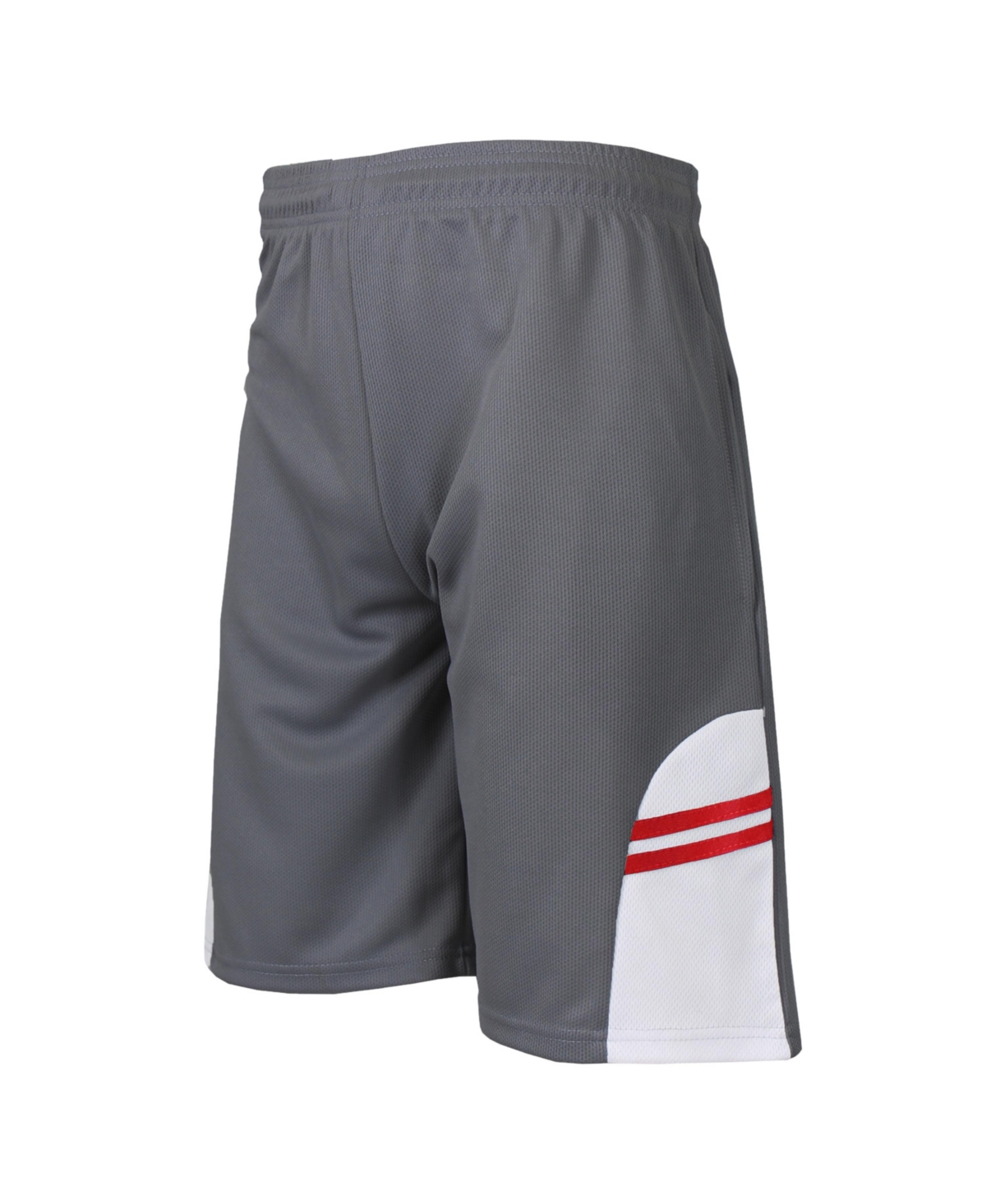Shop Galaxy By Harvic Men's Moisture Wicking Shorts With Side Trim Design In Charcoal