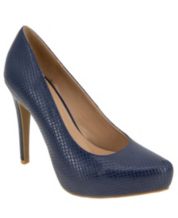 Navy blue pumps macys top