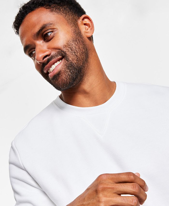 Charter Club Men's Solid Matching Crewneck Top, Created for Macy's