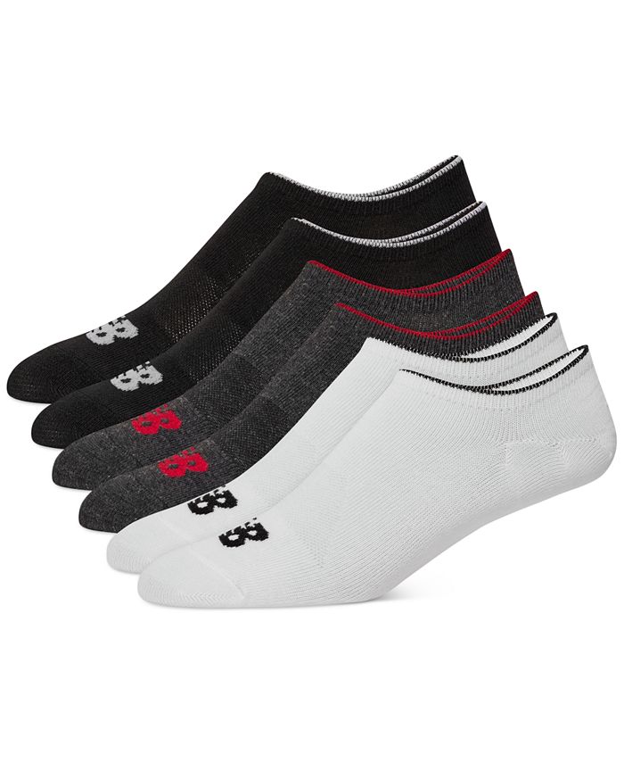 New Balance Men's Invisible Liner Socks 6 pk. Macy's