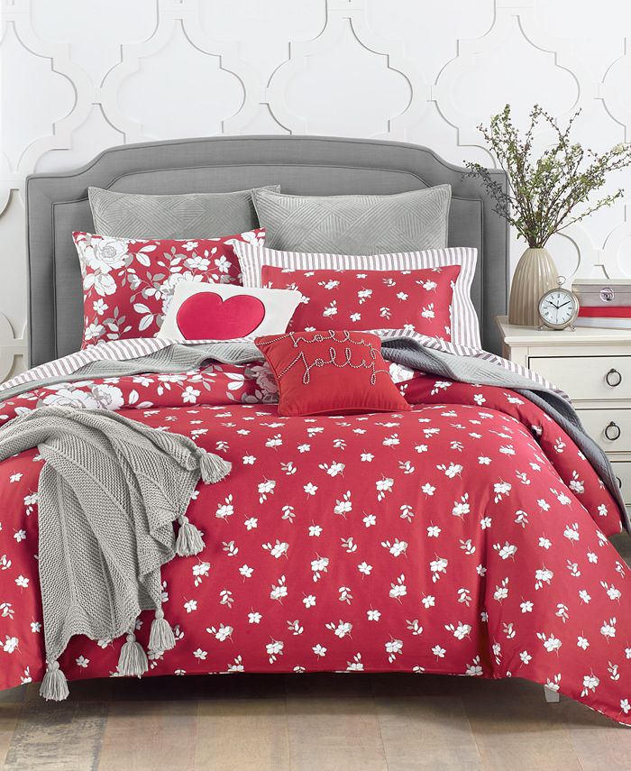 Charter Club Winter Rose 3Pc. Comforter Set, Full/Queen, Created for