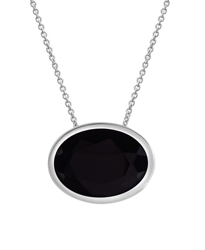 Macy's black on sale onyx necklace