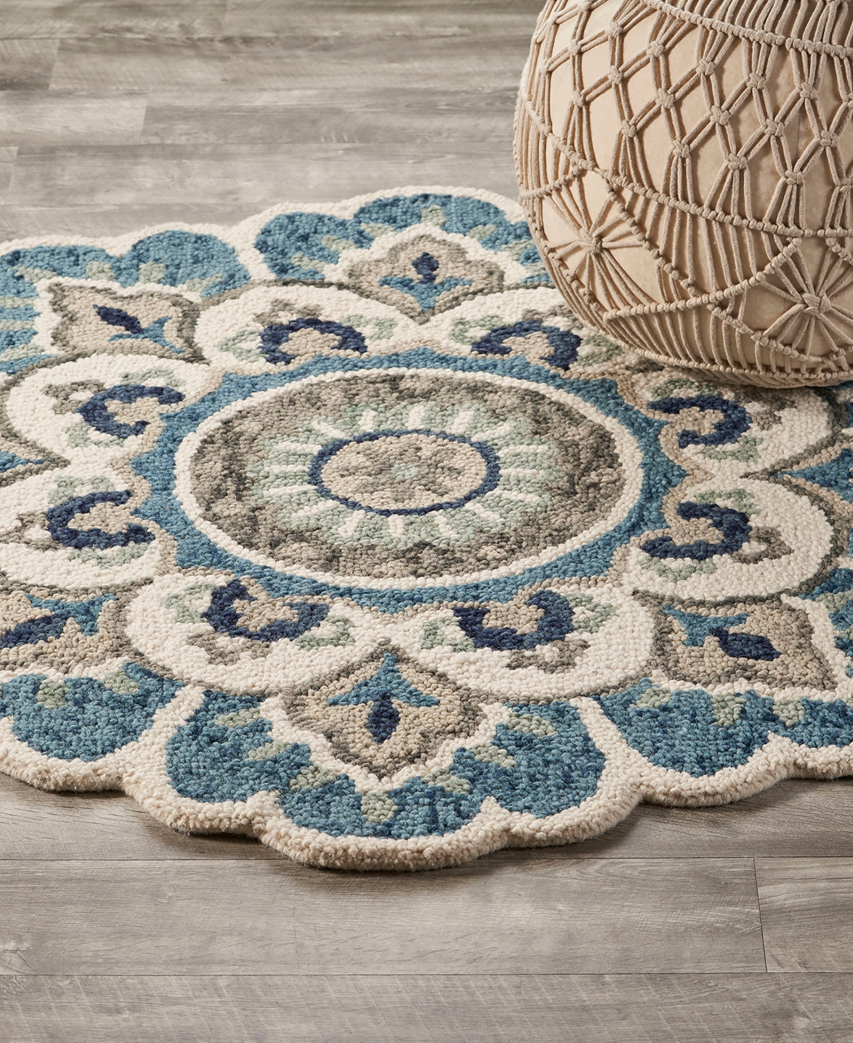 Lr Home Radiance RDC54094 x Area Rug - Ivory