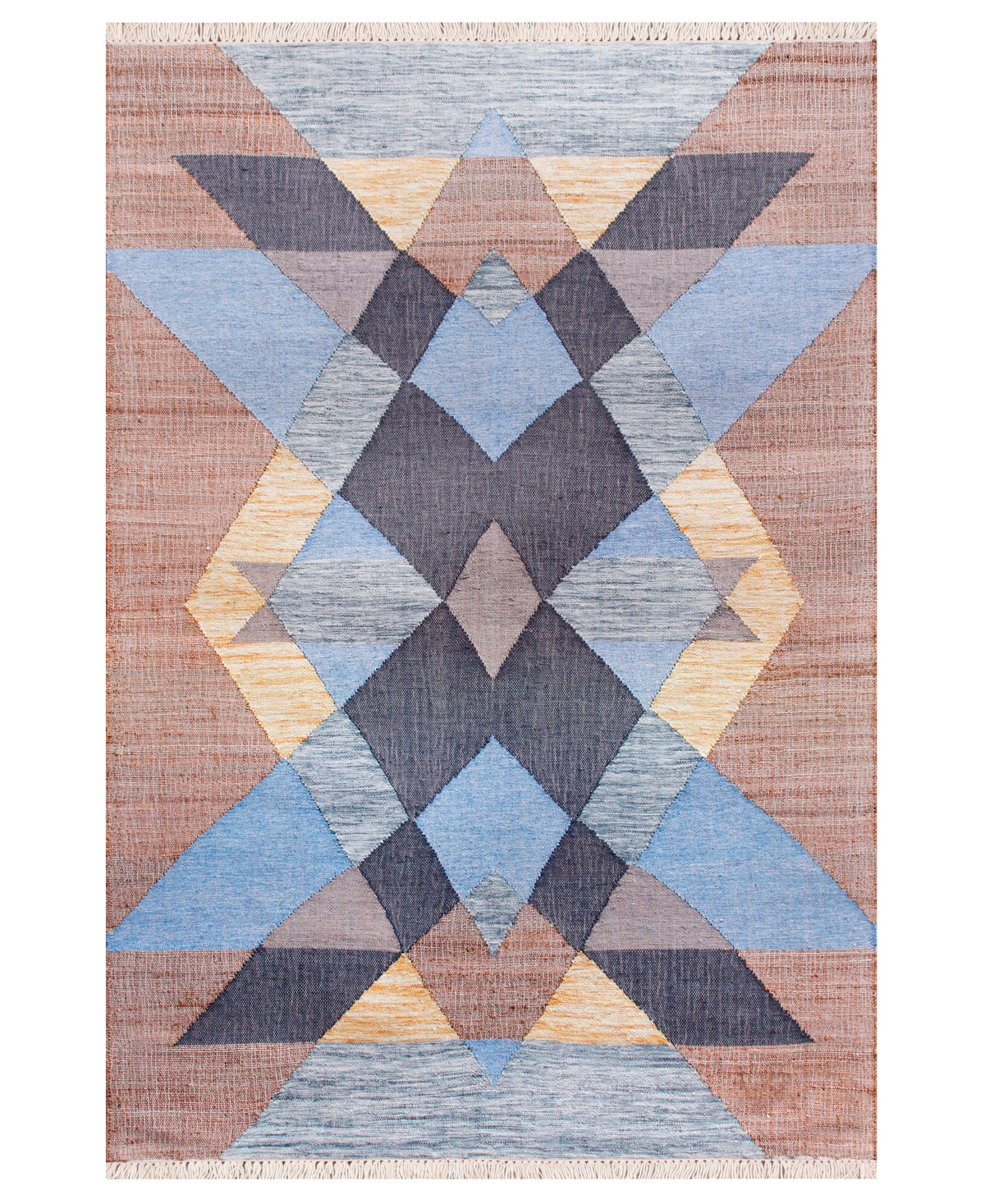 Lr Home Nero NRO81982 6' x 9' Area Rug - Tan, Mist