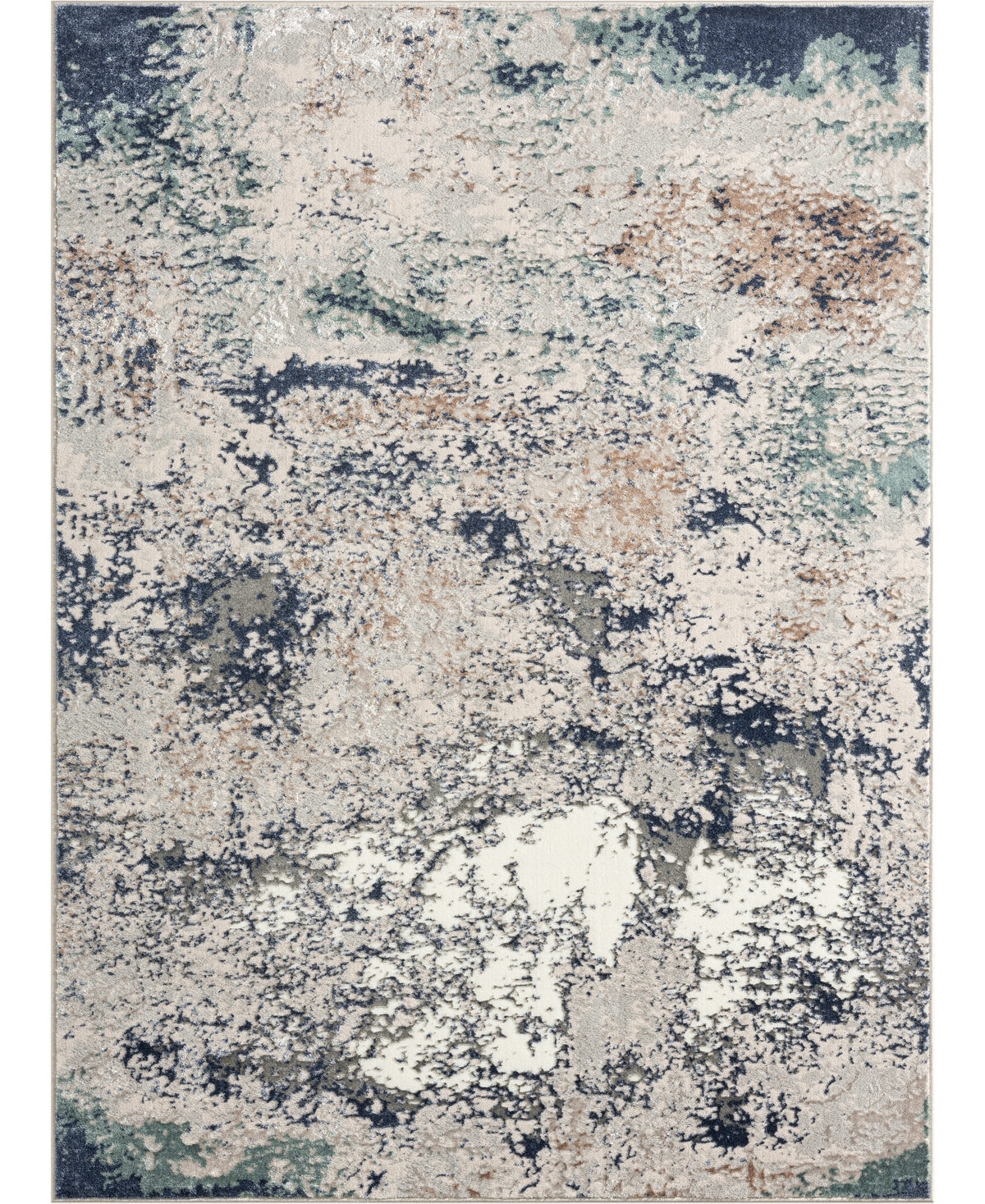 Lr Home Atlas Atl82057 5' X 7' Area Rug In Blue,gray