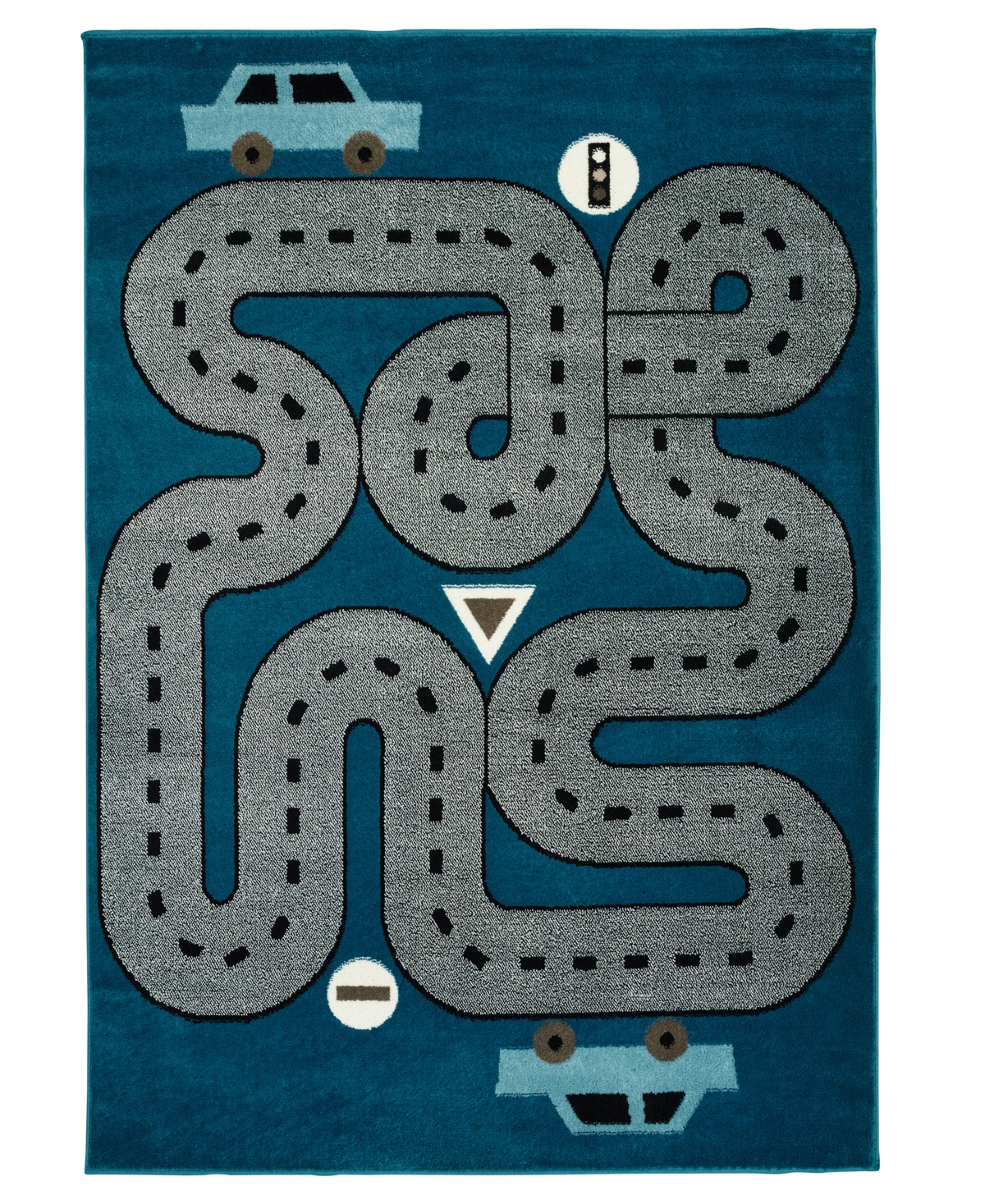 Lr Home Closeout! Jovial Jvl8126a 3'6" X 5'6" Area Rug In Navy