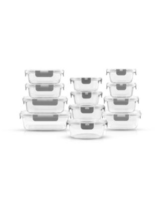 24-Pc. Glass Storage Containers with Lids