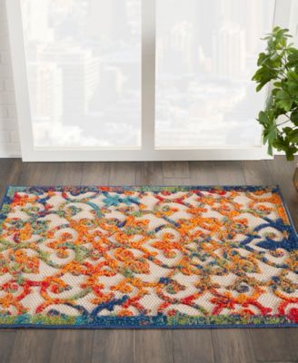Aloha ALH21 2'8" x 4' Outdoor Area Rug
